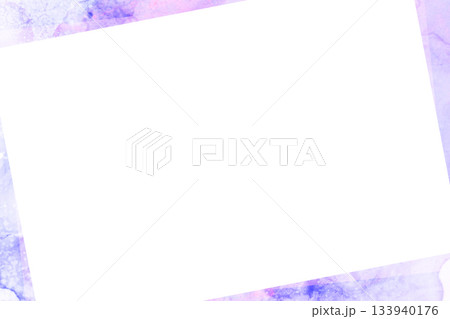 水彩風のフレーム 133940176