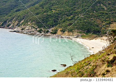 海水浴の穴場「野首海岸」のビーチ 海水浴の穴場「野首海岸」のビーチ 133940481
