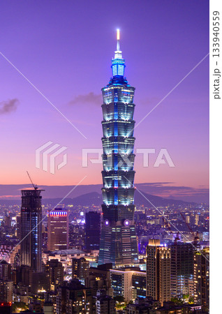 台湾にある台北のとても美しい街並み風景 133940559