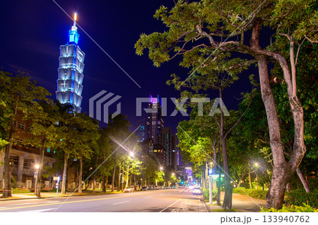 台北101タワーのとても美しい夜景 133940762