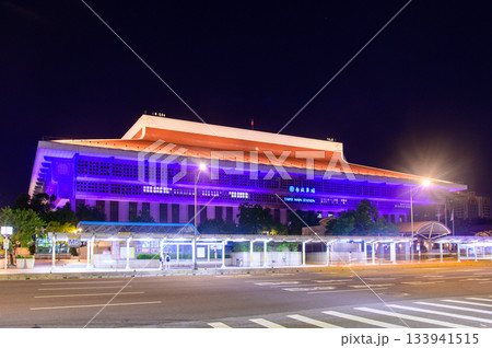 台北駅の美しい夜景風景 台北駅の美しい夜景風景 133941515