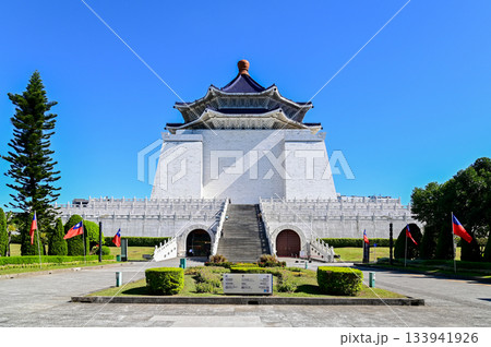 台北にある中正紀念堂のとても美しい風景 台北にある中正紀念堂のとても美しい風景 133941926