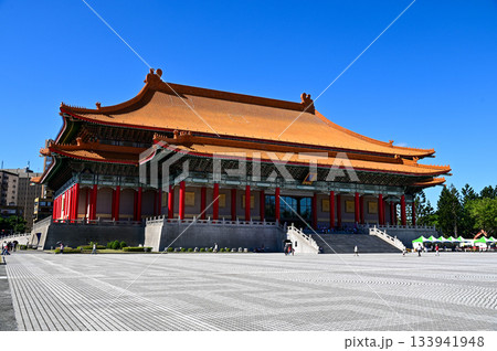 台北にある中正紀念堂のとても美しい風景 台北にある中正紀念堂のとても美しい風景 133941948