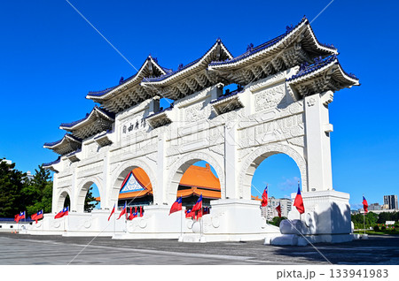 台北にある中正紀念堂のとても美しい風景 台北にある中正紀念堂のとても美しい風景 133941983