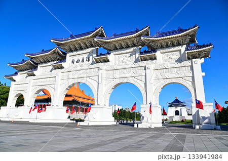 台北にある中正紀念堂のとても美しい風景 台北にある中正紀念堂のとても美しい風景 133941984