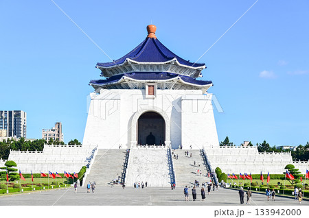 台北にある中正紀念堂のとても美しい風景 台北にある中正紀念堂のとても美しい風景 133942000