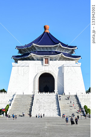 台北にある中正紀念堂のとても美しい風景 台北にある中正紀念堂のとても美しい風景 133942001
