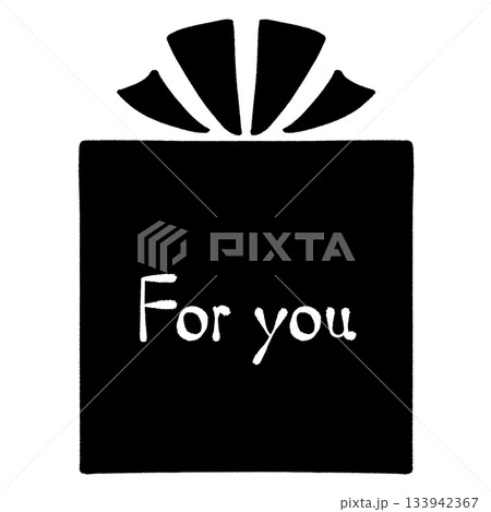For you プレゼントのフレームと文字 For you プレゼントのフレームと文字 133942367