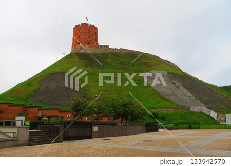 ヴィリニュス旧市街、ゲディミナス城の塔 133942570