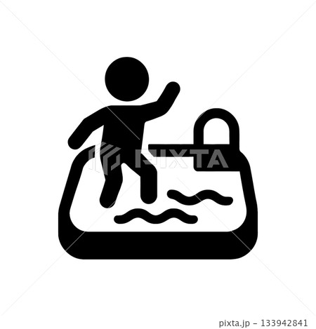 Children Wading Pool Icon 133942841