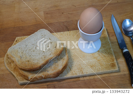soft-boiled egg and toast soft-boiled egg and toast 133943272