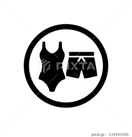Proper Swim Attire Icon 133943503