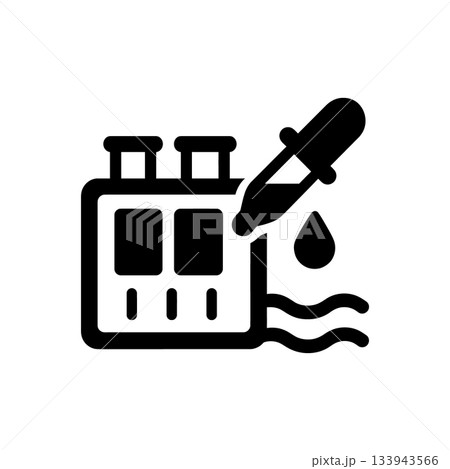 Water Chemical Quality Test Icon 133943566