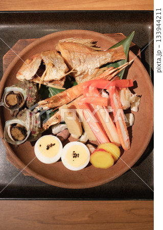 冬の味覚・かに料理|季節の和食盛り合わせ 冬の味覚・かに料理|季節の和食盛り合わせ 133944211