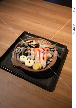 冬の味覚・かに料理｜季節の和食盛り合わせ 133944212