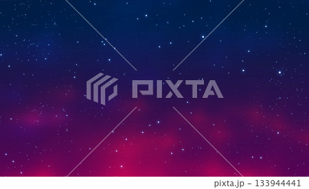 dark starry night sky banner with starlight vector dark starry night sky banner with starlight vector 133944441