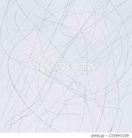 Abstract tangle of lines and curves creates a dynamic scribble artwork on white background Abstract tangle of lines and curves creates a dynamic scribble artwork on white background 133945109