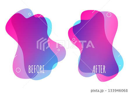 creative before and after gradient background in battle concept 133946068