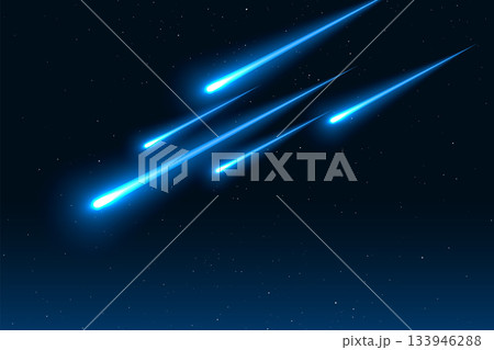 bright falling shooting star comet design bright falling shooting star comet design 133946288