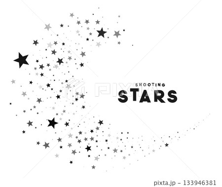 beautiful kirakira stars trail path white background beautiful kirakira stars trail path white background 133946381