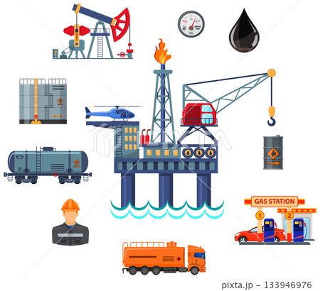 Oil Industry Infographics Oil Industry Infographics 133946976