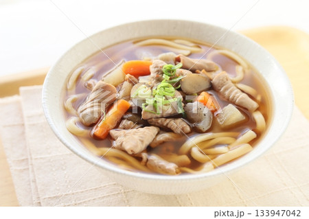 もつ煮アレンジ、もつ煮うどん もつ煮アレンジ、もつ煮うどん 133947042