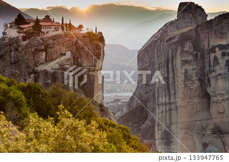 Monastery of the Holy Trinity i in Meteora, Greece 133947765