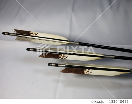 弓道で使用する三本の矢 弓道で使用する三本の矢 133948451