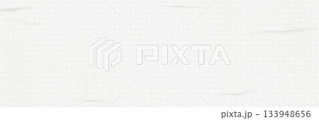 White grid checkered horizontal background. Off-white notebook crumpled paper sheet with editable lines. Vector illustration for grunge mixed media design and scrapbook  133948656