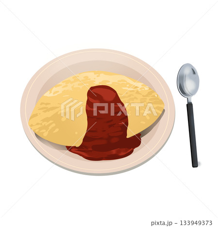 オムライスのイラスト 133949373