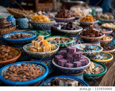 Traditional North African sweets assortment 133950060