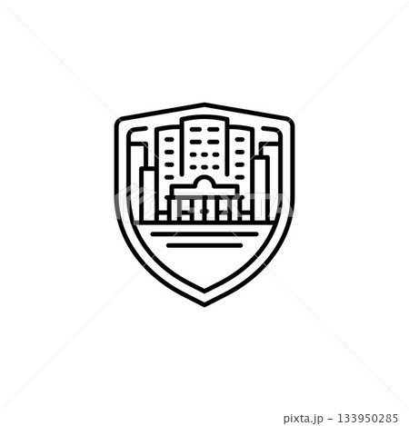 apartment protection vector icon. real estate icon outline style. perfect use for logo, presentation, website, and more. simple modern icon design line style apartment protection vector icon. real estate icon outline style. perfect use for logo, presentation, website, and more. simple modern icon design line style 133950285