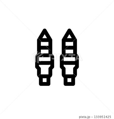 jack cable vector icon. computer component icon outline style. perfect use for logo, presentation, website, and more. simple modern icon design line style jack cable vector icon. computer component icon outline style. perfect use for logo, presentation, website, and more. simple modern icon design line style 133951425