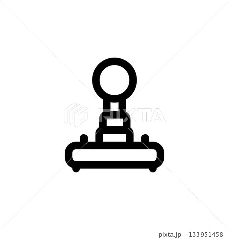 joystick vector icon. computer component icon outline style. perfect use for logo, presentation, website, and more. simple modern icon design line style joystick vector icon. computer component icon outline style. perfect use for logo, presentation, website, and more. simple modern icon design line style 133951458