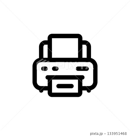 printer vector icon. computer component icon outline style. perfect use for logo, presentation, website, and more. simple modern icon design line style printer vector icon. computer component icon outline style. perfect use for logo, presentation, website, and more. simple modern icon design line style 133951468