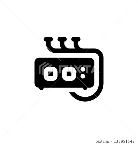 network hub vector icon. computer component icon solid style. perfect use for logo, presentation, website, and more. simple modern icon design solid style network hub vector icon. computer component icon solid style. perfect use for logo, presentation, website, and more. simple modern icon design solid style 133951548