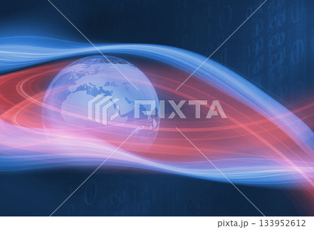 Graphical Digital Technology World Background concept series Graphical Digital Technology World Background concept series 133952612