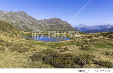 Exploring Europaschutzgebiet Verwall near Grasjoch berstation in Sankt Gallenkirch Montafon region Vorarlberg Austria 133953489