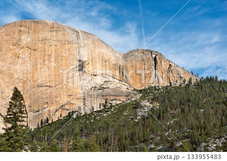 Landscape on the trail to Half Dome in  Yosemite National Park, California, USA 133955483