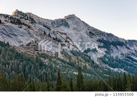 Landscape in Yosemite National Park in California, USA. 133955500