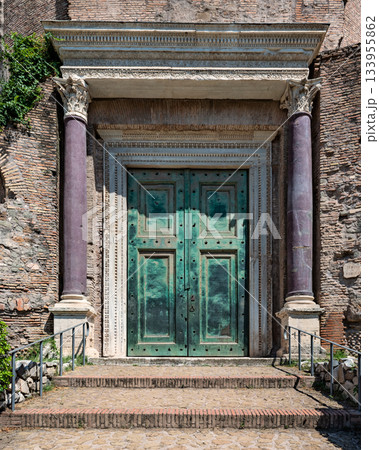 Temple of Romulus in Rome, Italy Temple of Romulus in Rome, Italy 133955862
