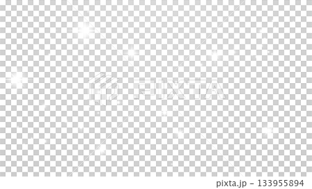 White sparkle light effect on transparent background 133955894