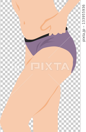 成功節食的女人的插圖 成功節食的女人的插圖 133955936