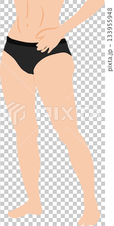 成功節食的女人的插圖 成功節食的女人的插圖 133955948