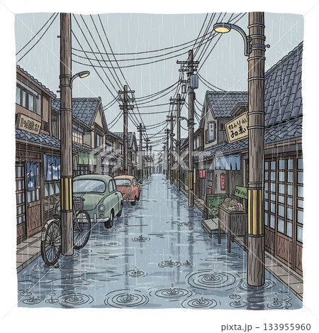 昭和レトロな街並み 133955960