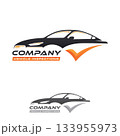 Automotive Inspection logo design with color black and orange 133955973