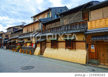 京都　祇園　花見小路　町並み 133956163