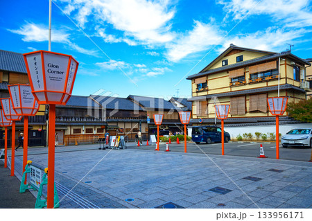 京都　祇園　花見小路　町並み 133956171