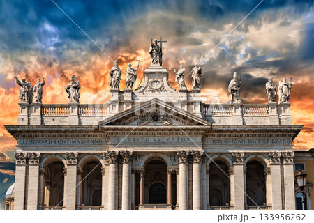 Basilica of Saint John Lateran in Rome, Italy. Basilica of Saint John Lateran in Rome, Italy. 133956262