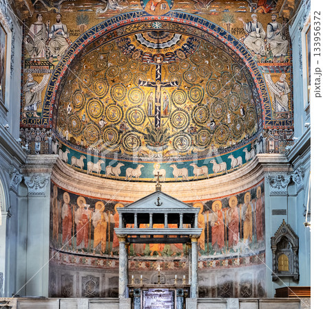 Basilica of Saint Clement in Rome, Italy Basilica of Saint Clement in Rome, Italy 133956372